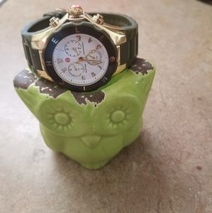Michele silicone band watch